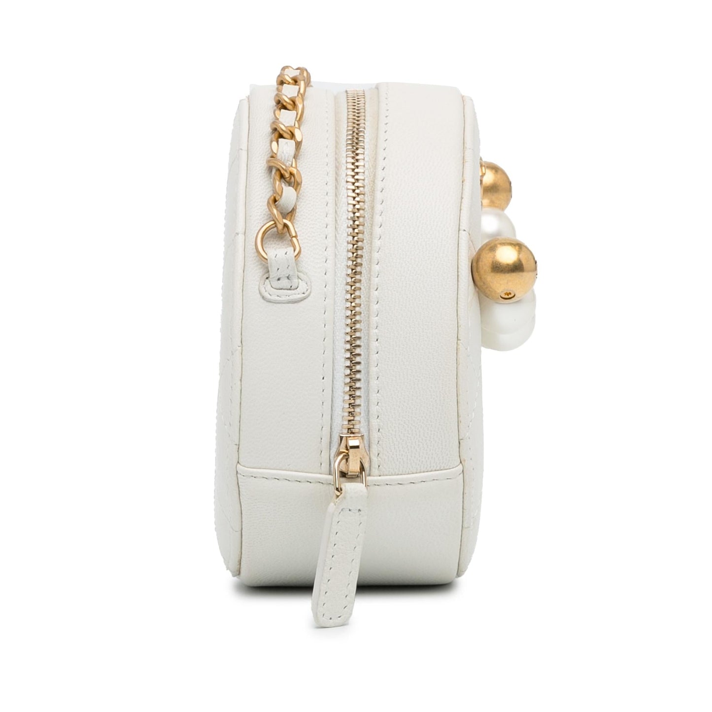 Chanel Lambskin Pearl Round SHG-eBDOPl Clutch Bag