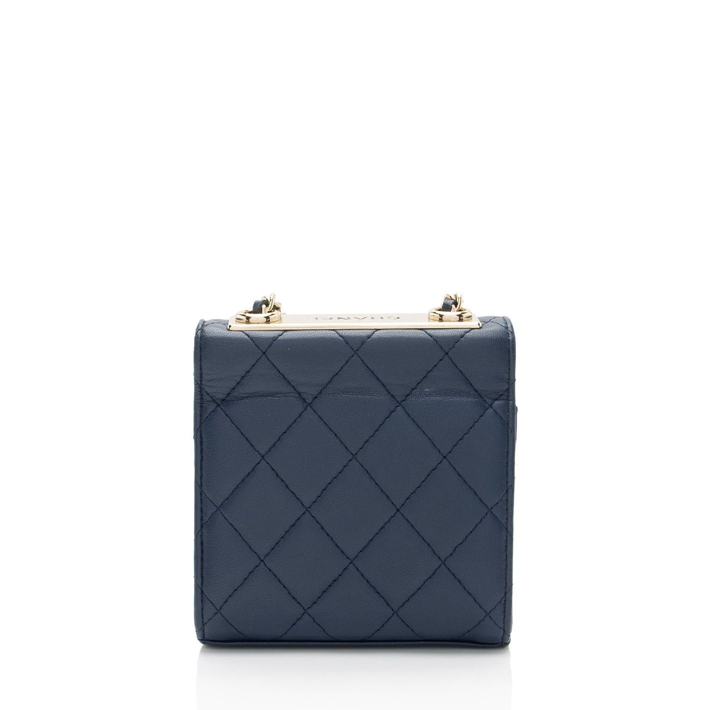 Chanel Lambskin Trendy CC Card Holder on Wallet Case Shf N7Wlsm