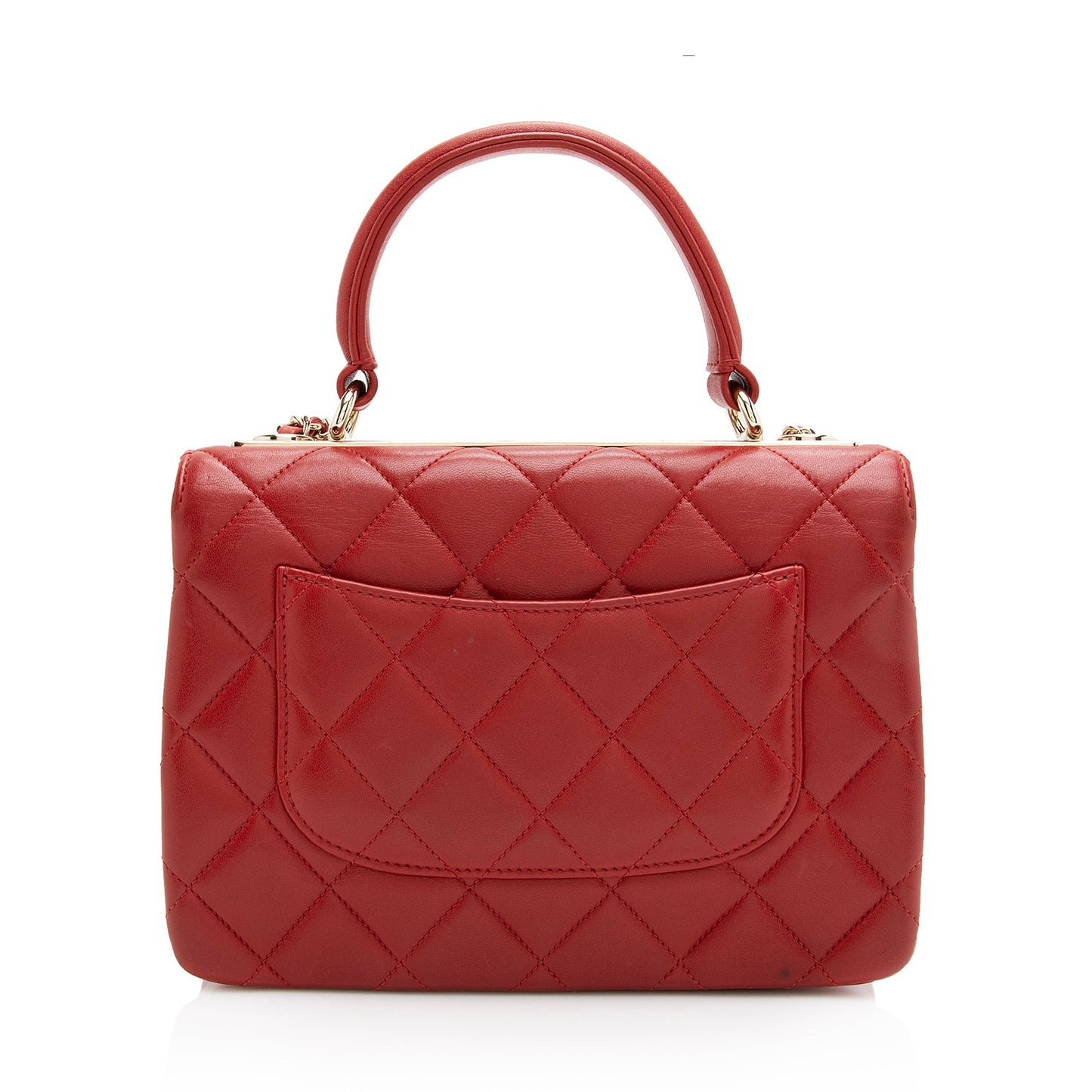 Chanel Lambskin Trendy CC Top Handle SHF Small Shoulder Bag