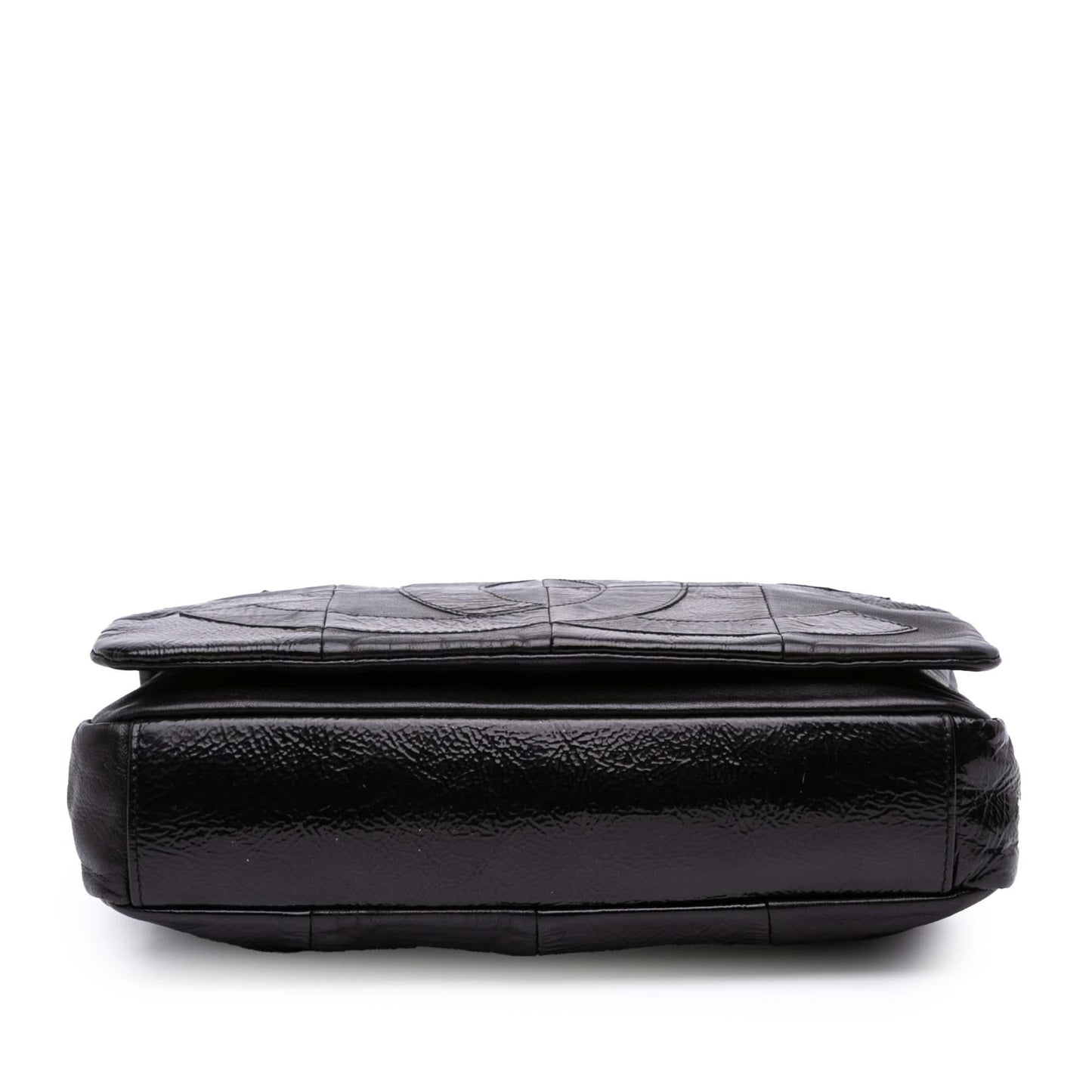 Chanel Lambskin Patent Patchwork Brooklyn Flap Handbag