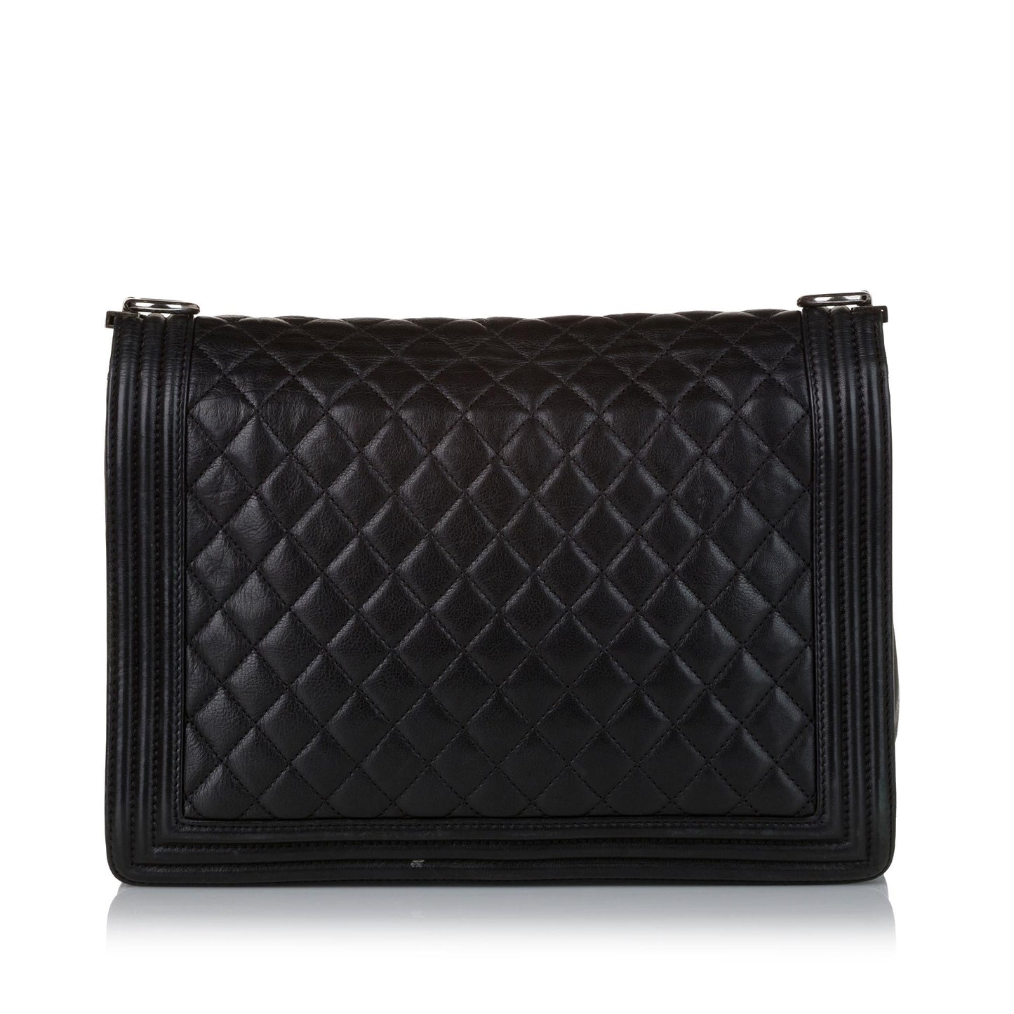 Chanel Boy Lambskin Flap SHG Leather Shoulder Bag 4