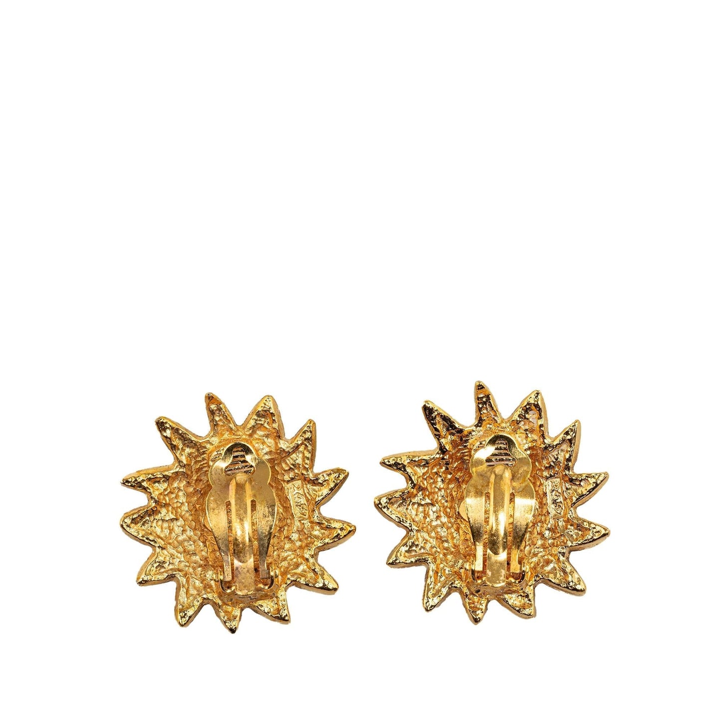 Chanel Lion Motiff Clip On Earrings (SHG-O4L70x)