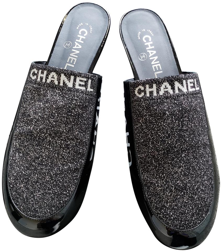 Chanel Patent Mules Slides for Women