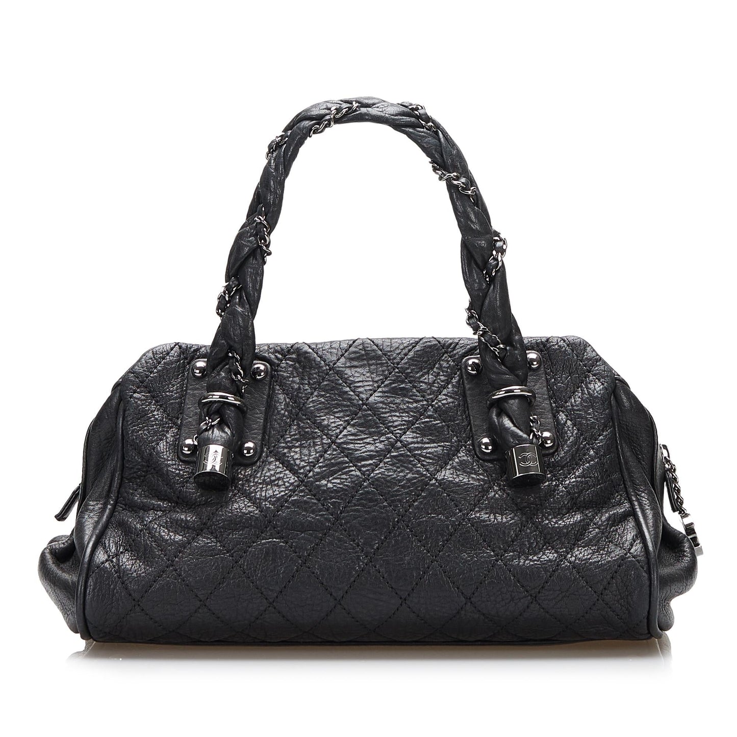 Chanel Matelasse Lady Braid Bowler SHG Handbag