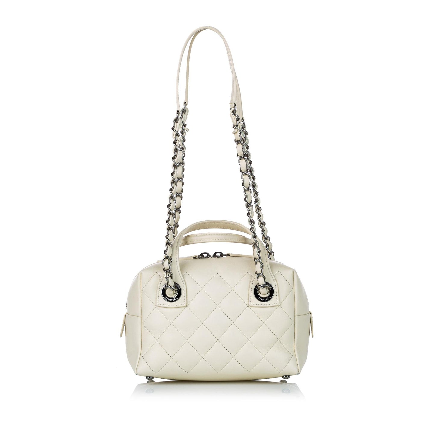 Chanel Matelasse Lambskin Satchel SHG Leather Satchel Bag