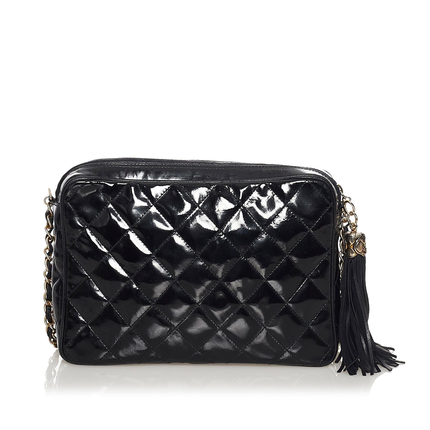 Chanel Matelasse Patent SHG Leather Crossbody Bag