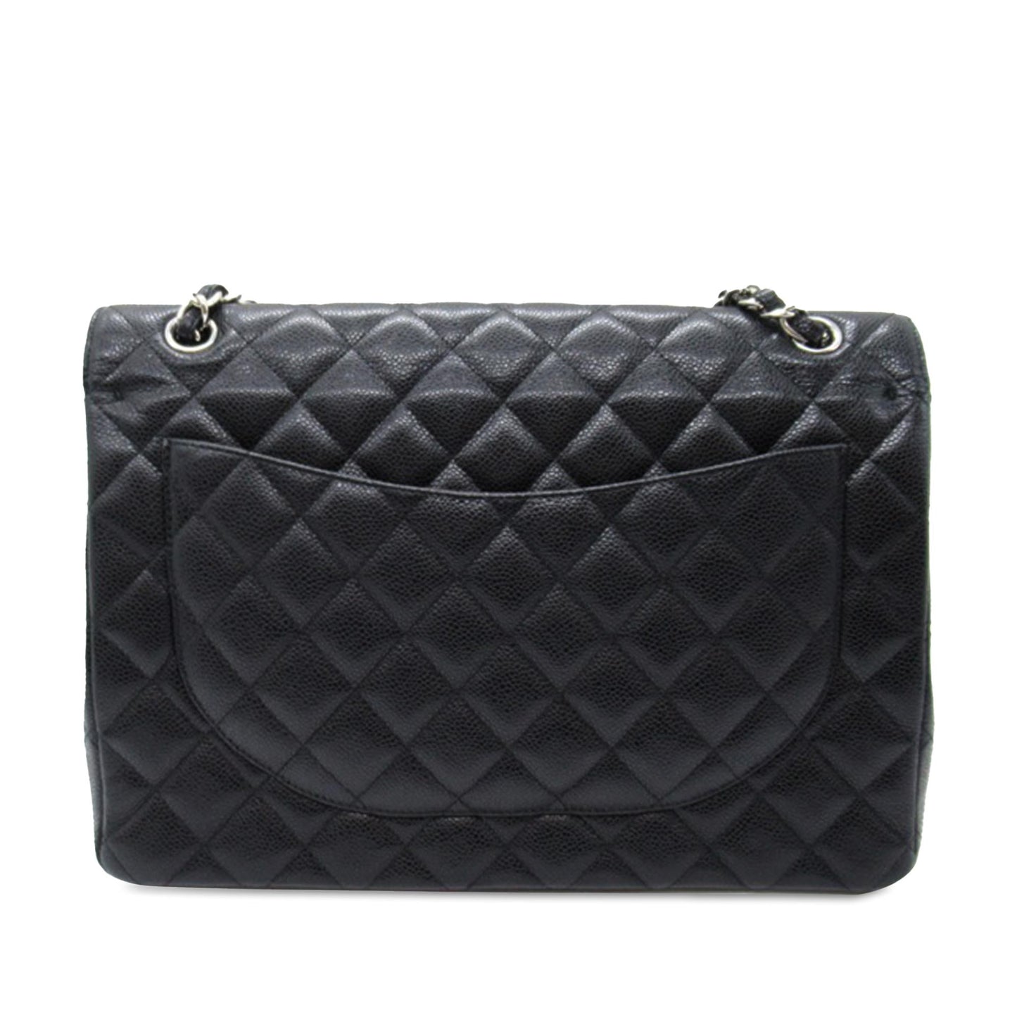 Chanel Maxi Classic Caviar Double Flap (Shg-Vrfubg) Bag