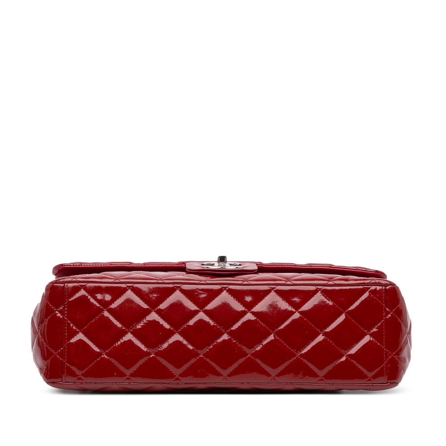 Chanel Maxi Classic Patent Double Flap Handbag