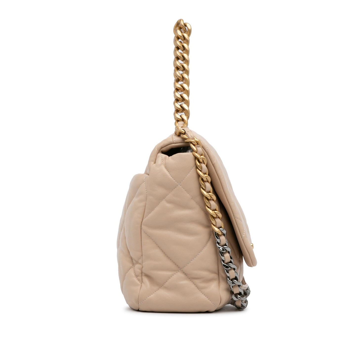 Chanel Maxi Lambskin 19 Flap Satchel SHG-RsNtmV Satchel Bag