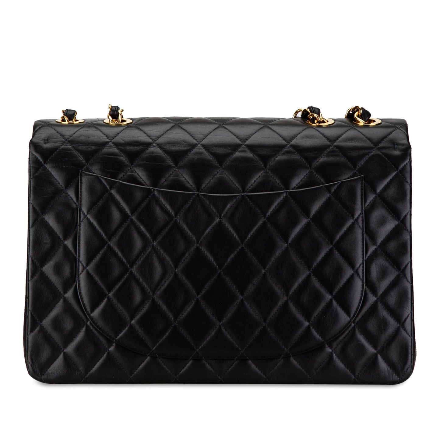 Chanel Maxi XL Classic Lambskin Single Flap Handbag