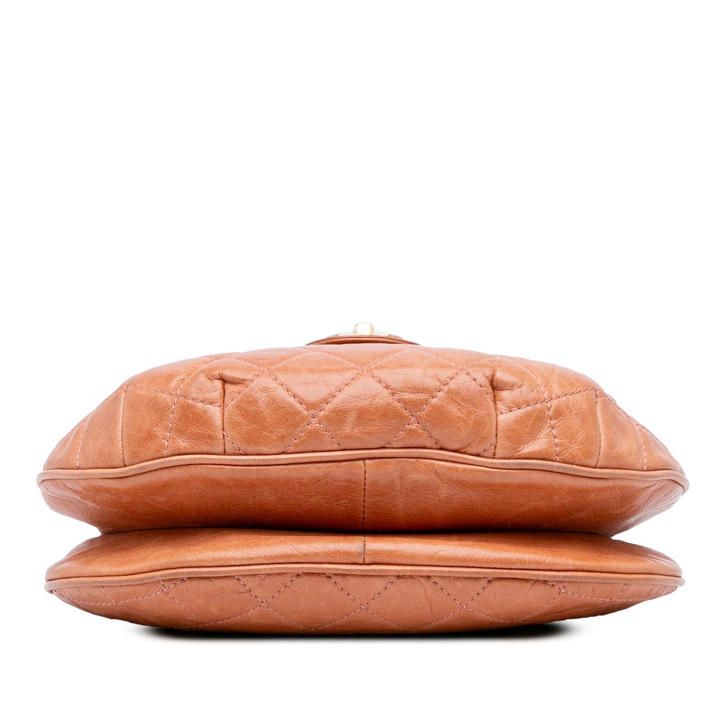 Chanel Aged Calfskin Bubble CC Flap Handbag