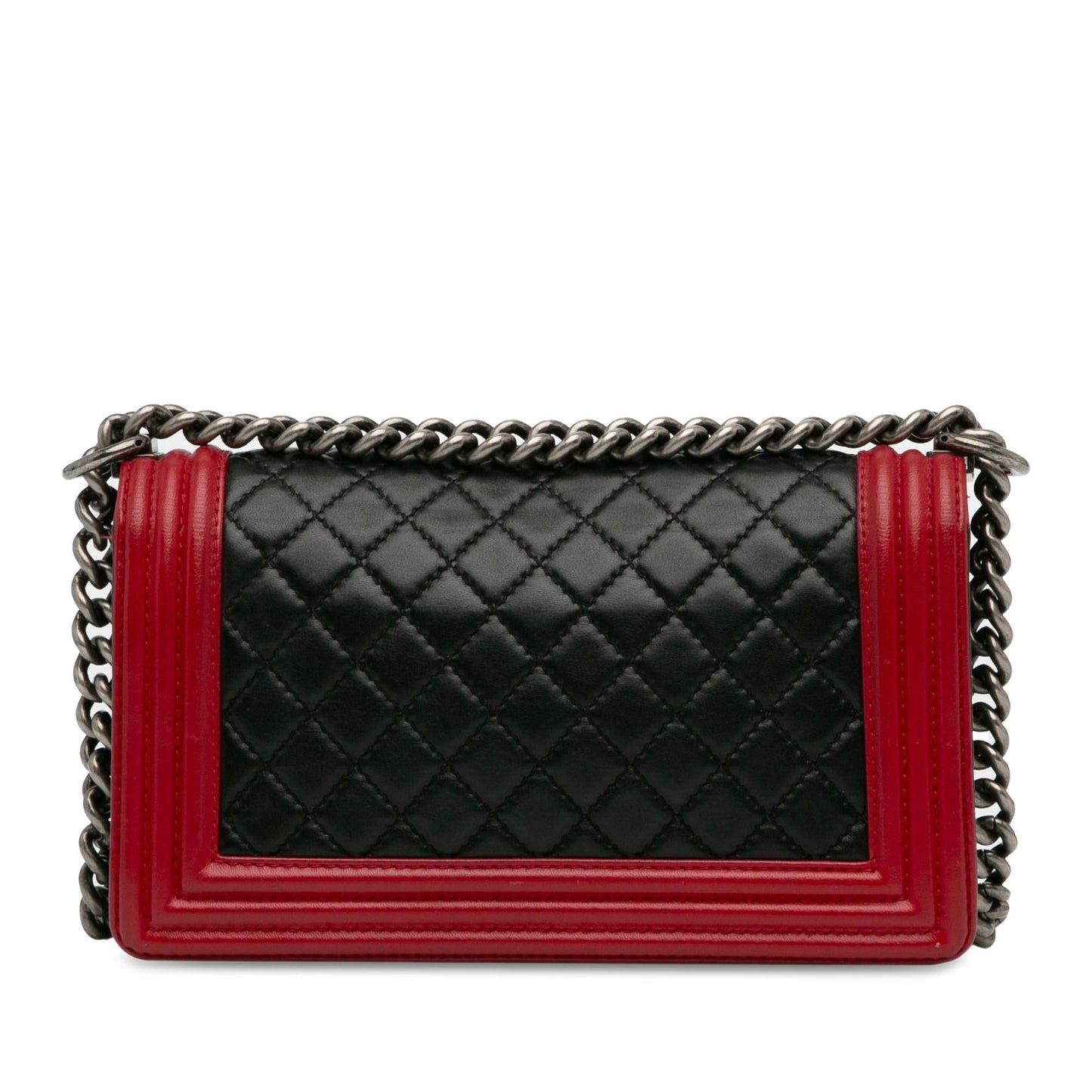 Chanel Bicolor Lambskin Boy Flap SHG-Qk8sN1 Handbag
