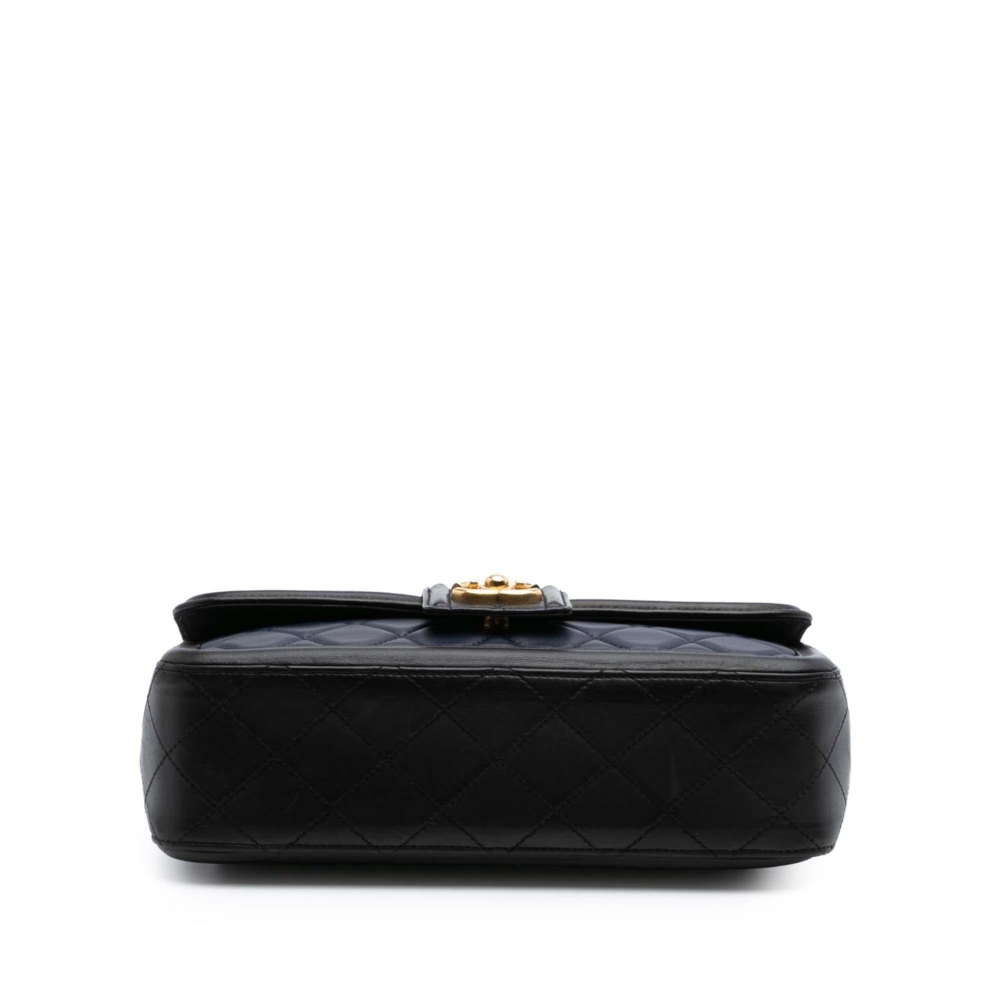 Chanel Bicolor Quilted Lambskin Elegant CC Flap Handbag