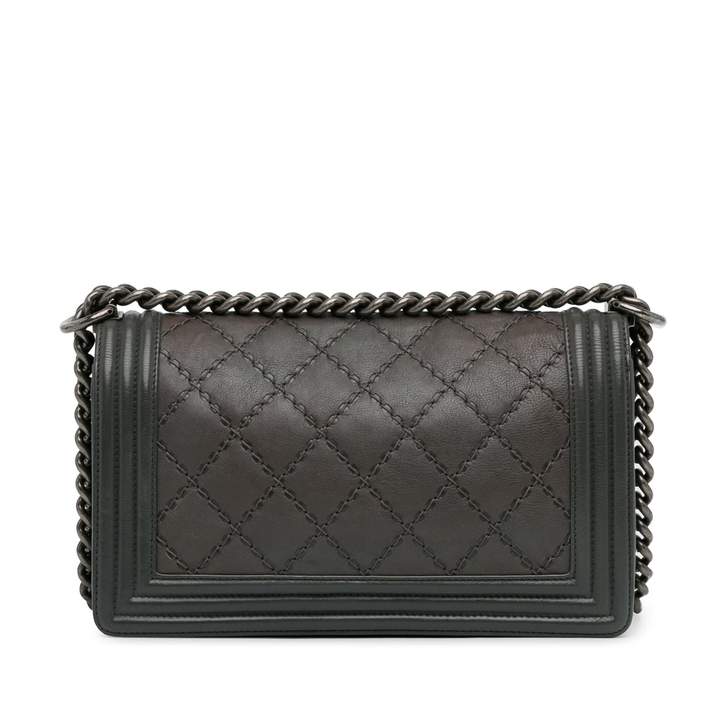 Chanel Calfskin Double Stitch Boy Flap SHG-SofQRy Handbag