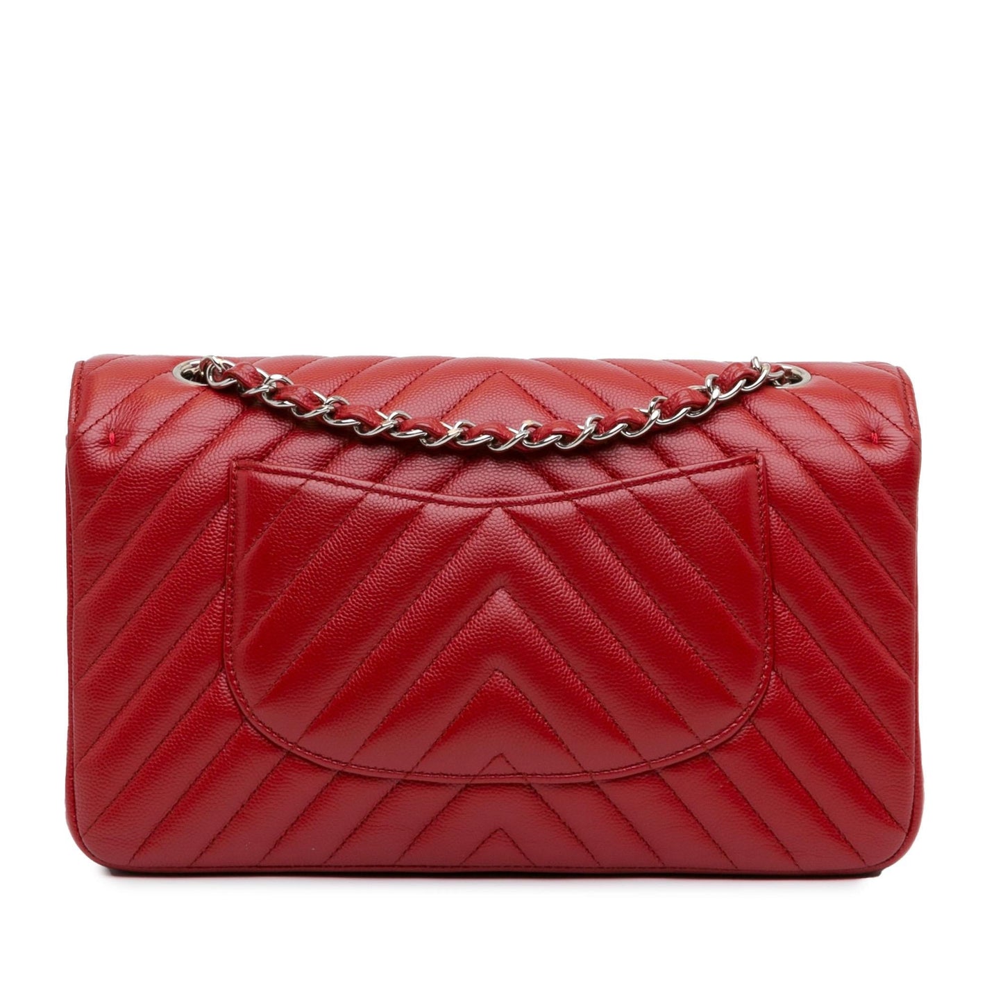 Chanel Classic Chevron Caviar Double Flap SHG-yLe4XT Handbag