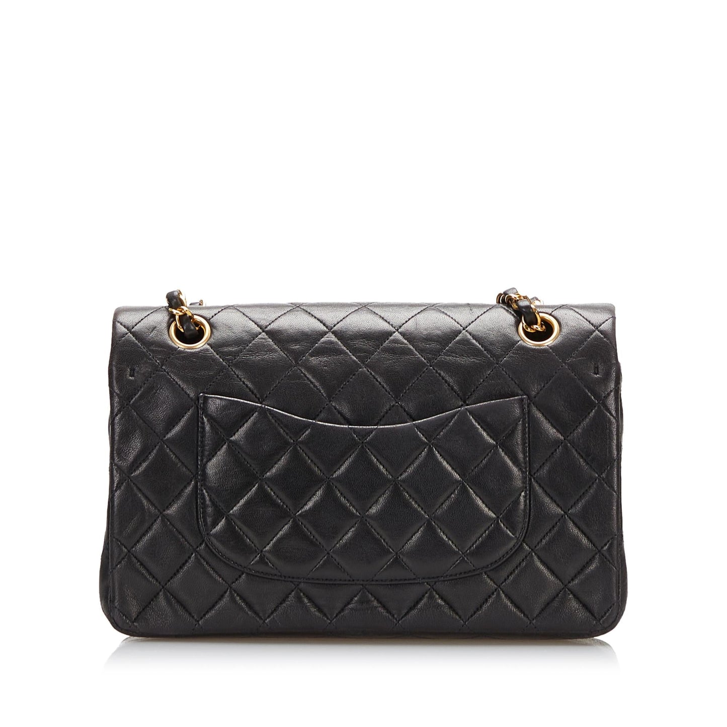 Chanel Classic Lambskin Double Flap SHG Handbag 9