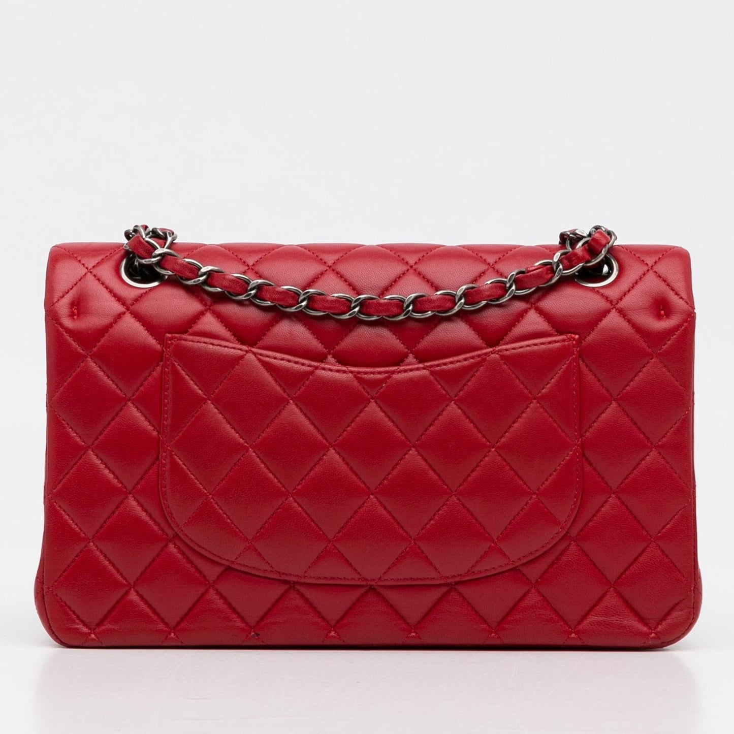 Chanel Medium Classic Lambskin Double Flap (SHG-LYrnLz)