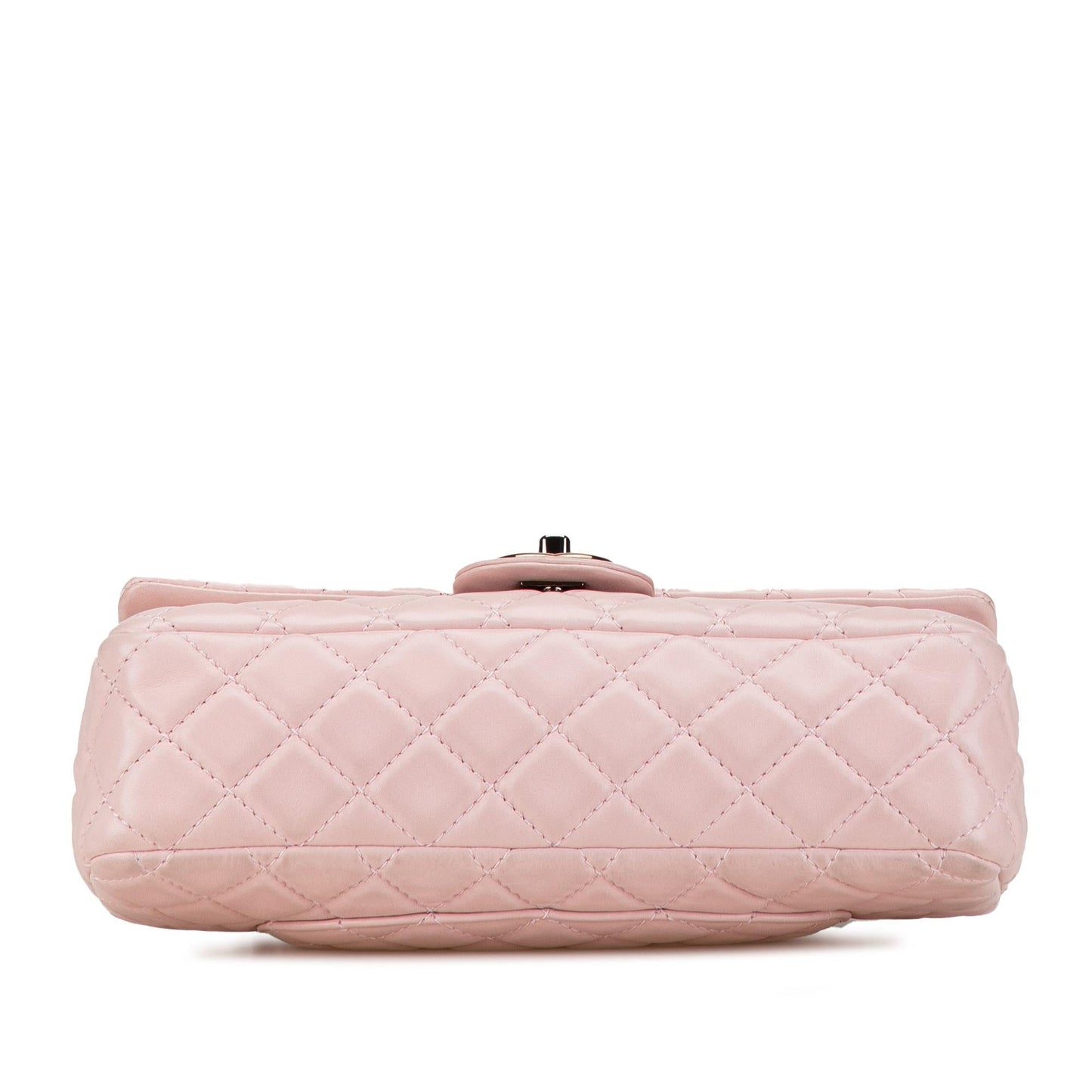 Chanel Classic Lambskin Double Flap Handbag Flap 6