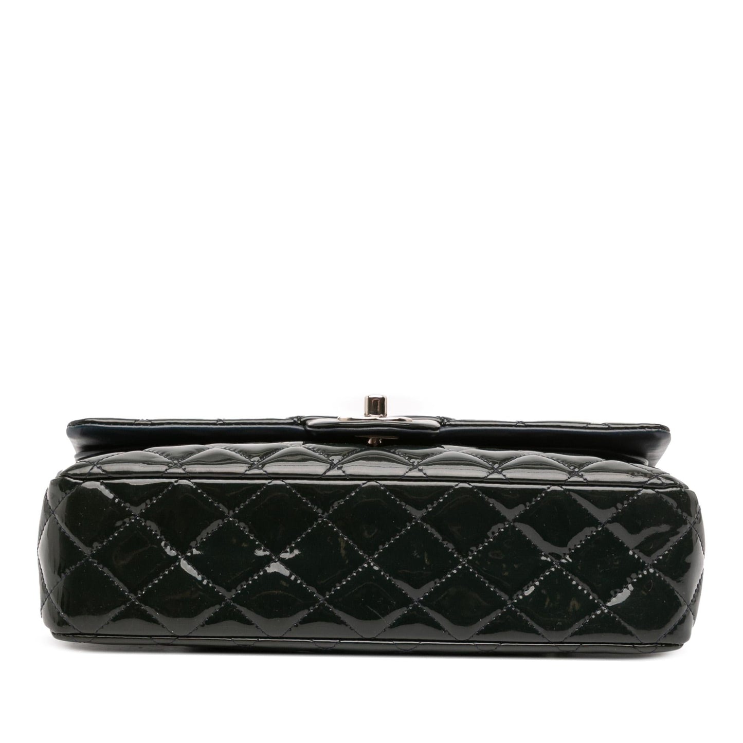 Chanel Classic Patent Double Fla Handbag