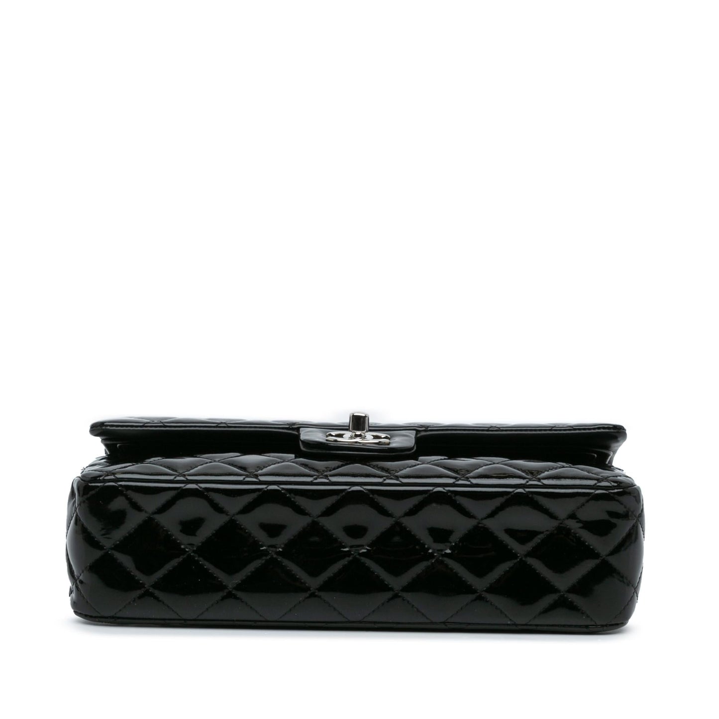 Chanel Classic Patent Double Flap Handbag Shg Mpqk5E