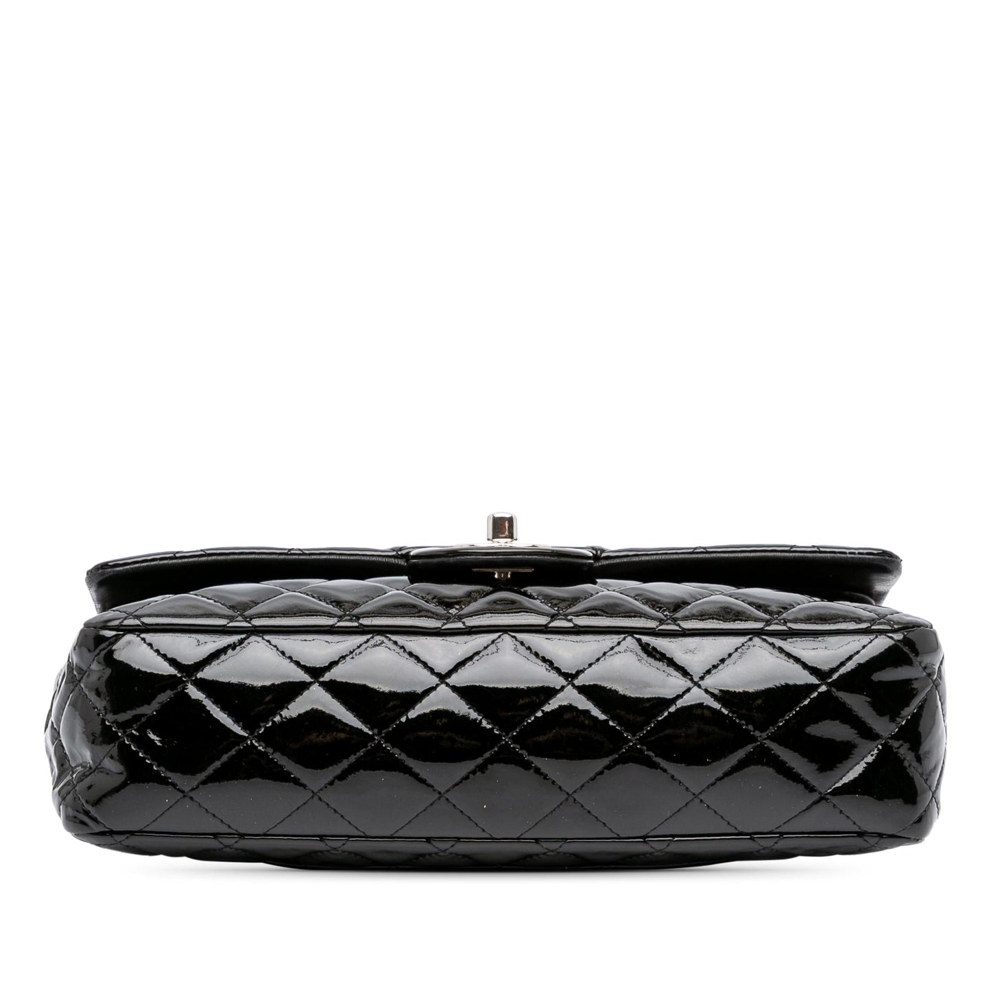 Chanel Classic Patent Double Flap Handbag Flap 7