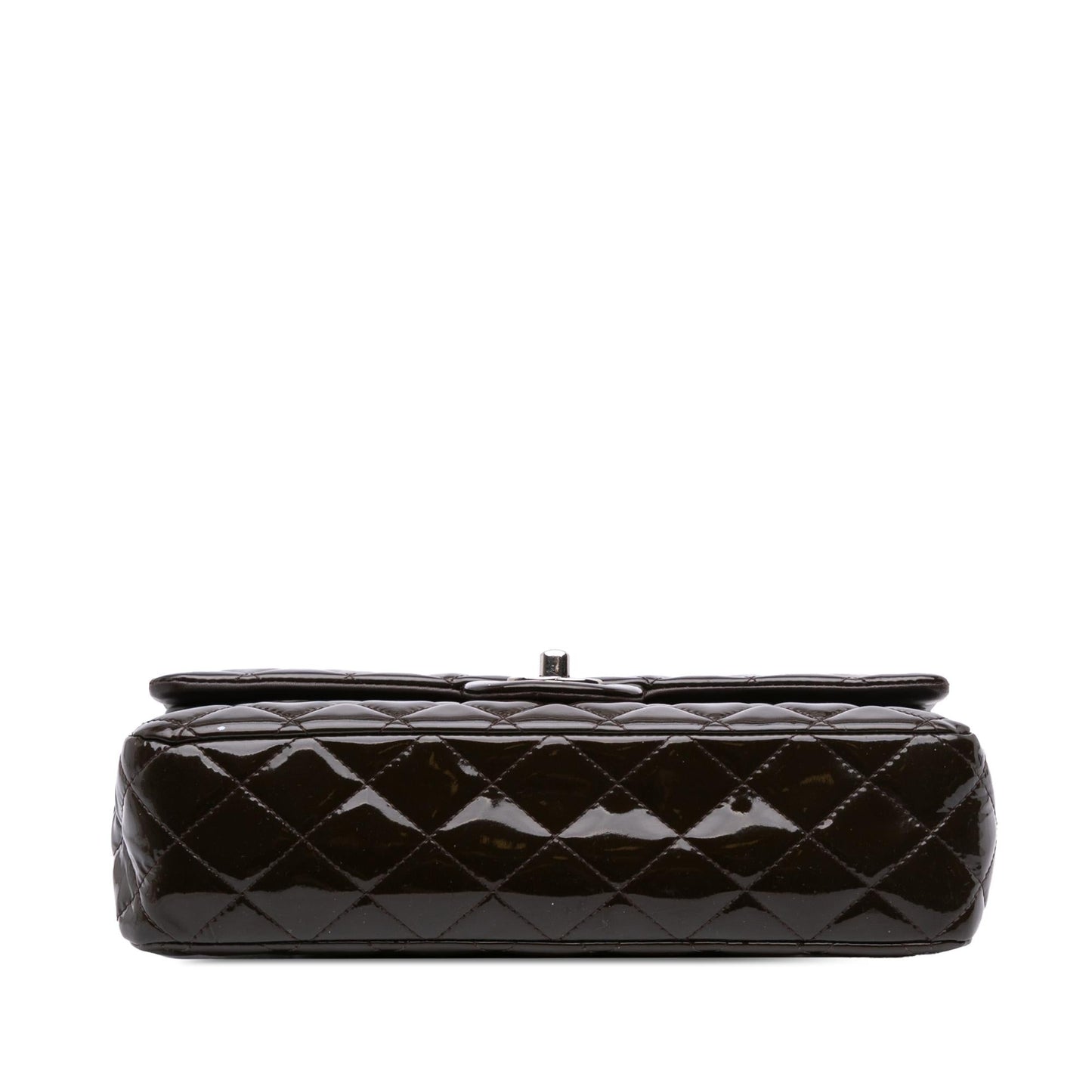 Chanel Classic Patent Double Flap Handbag Flap 8