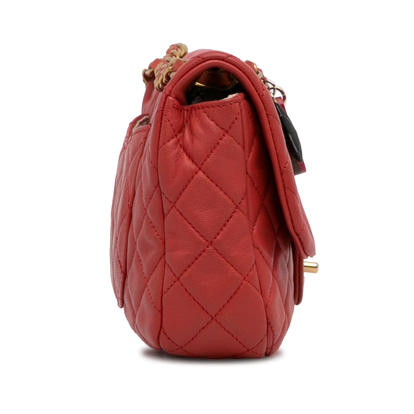 Chanel Cruise Charm Lambskin Single Flap SHG-4mr84V Key Chain