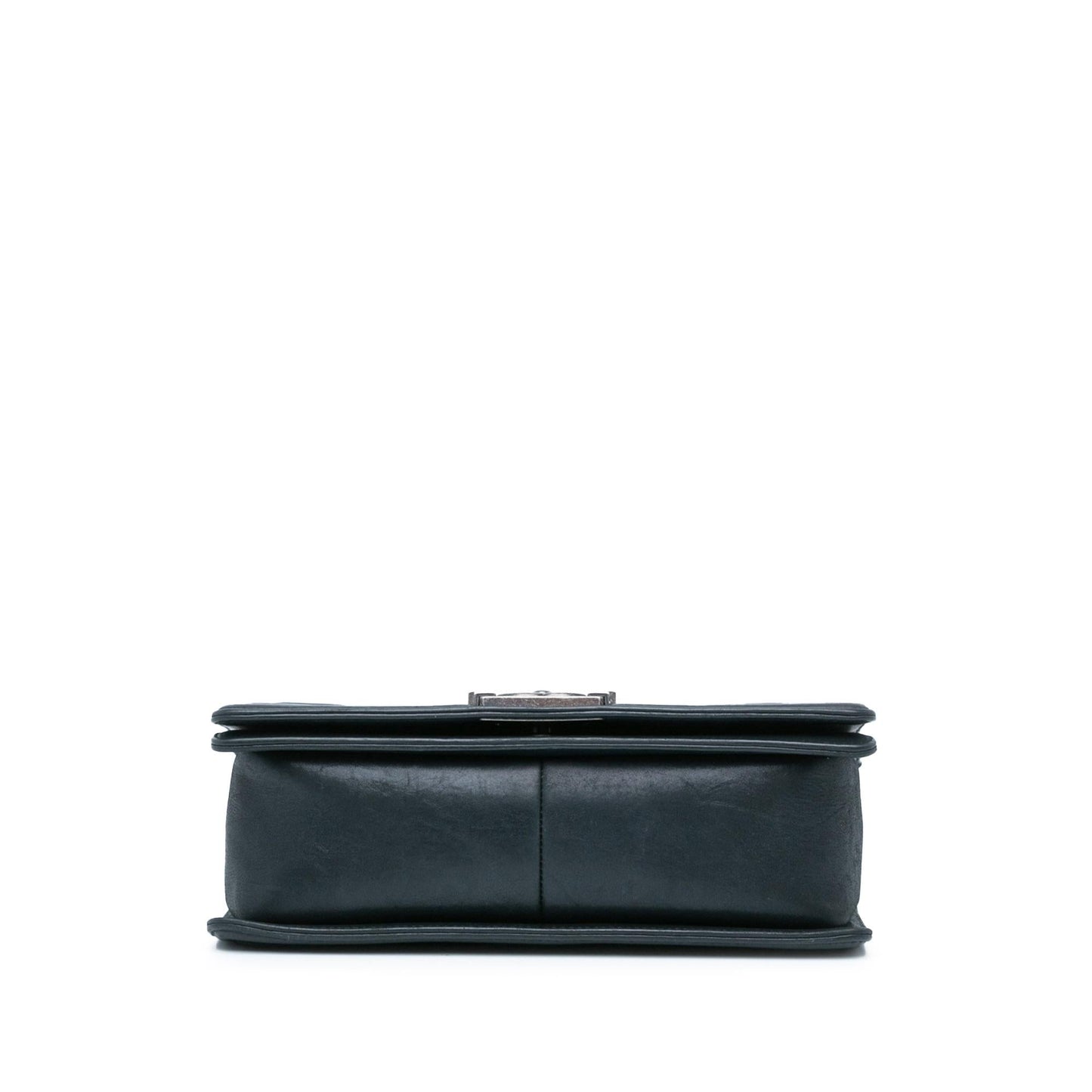 Chanel Iridescent Calfskin Double Stitch Boy Flap Handbag