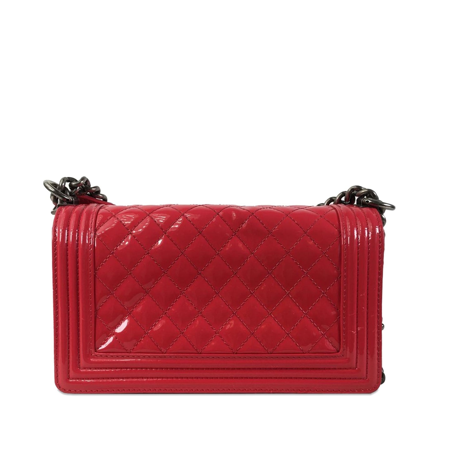 Chanel Medium Patent Boy Flap (Shg-Q9F2Og) Bag
