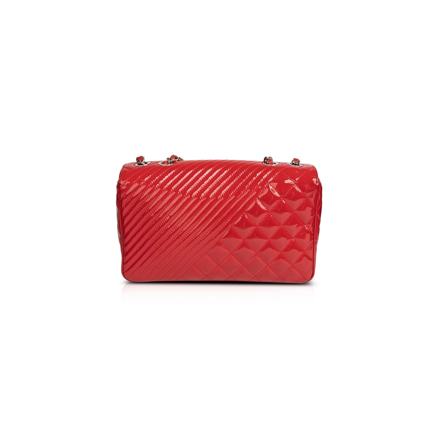 Chanel Patent Paris-Dubai Coco Boy Flap Leather Travel Bag