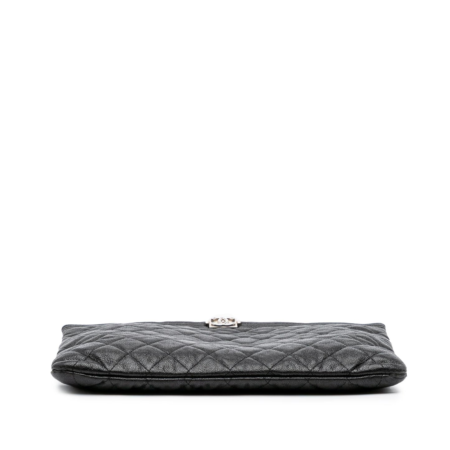 Chanel Quilted Caviar Boy O Clutch Bag Clutch 2