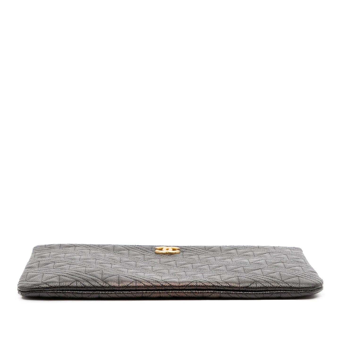 Chanel Quilted Caviar O Clutch Bag Clutch 1