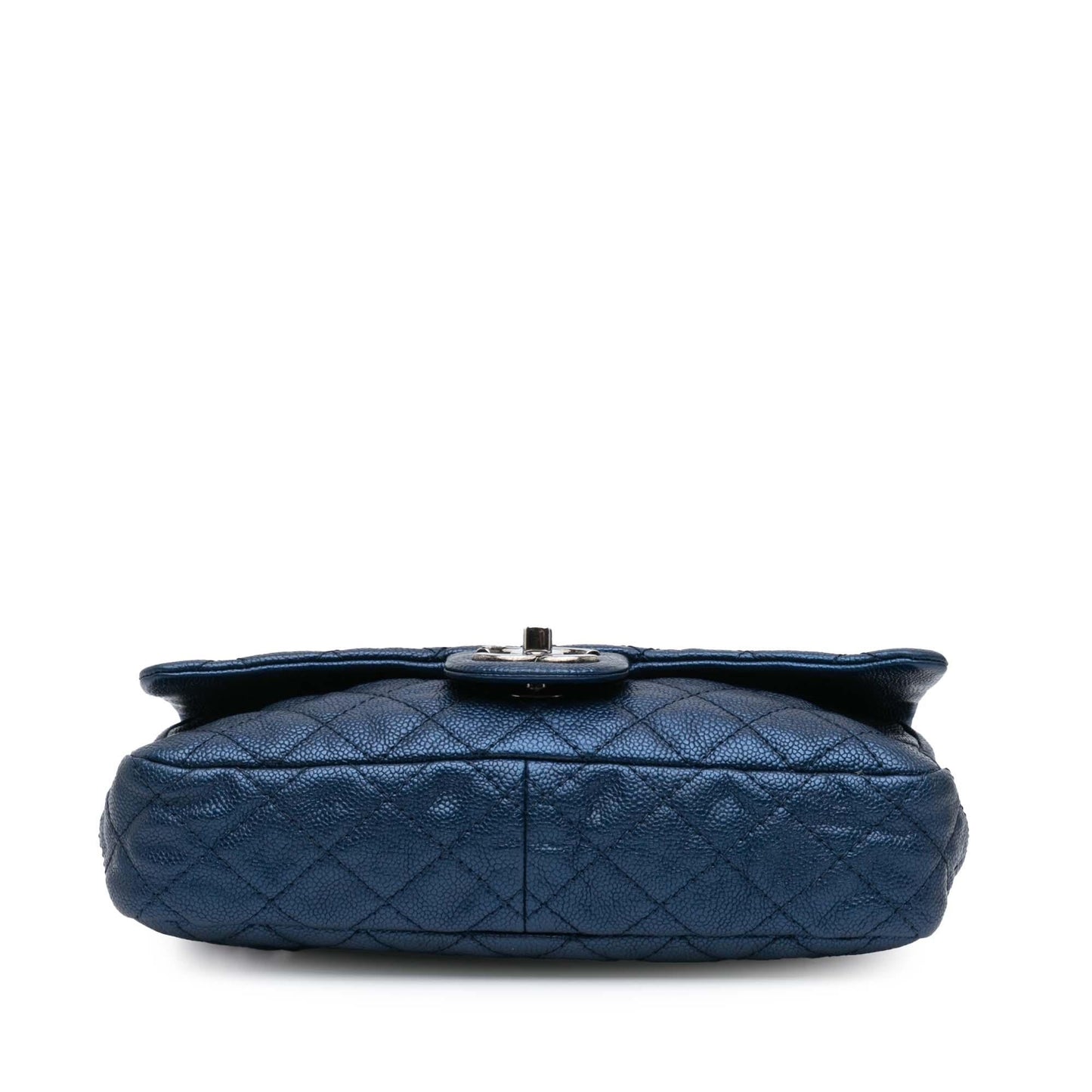 Chanel Quilted Iridescent Caviar Easy Flap Handbag