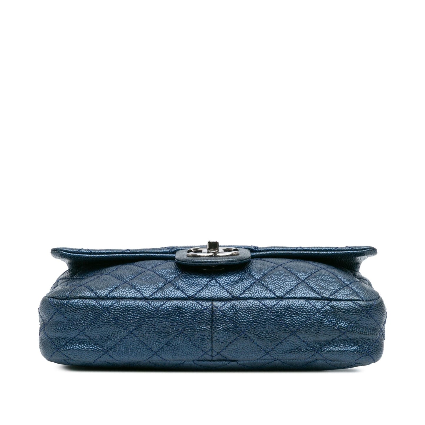Chanel Quilted Iridescent Caviar Easy Flap Handbag Shg Vpqccb