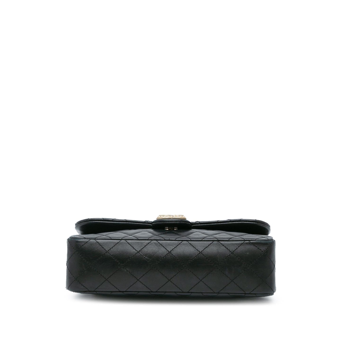Chanel Quilted Lambskin Westminster Pearl Flap Handbag Flap 1