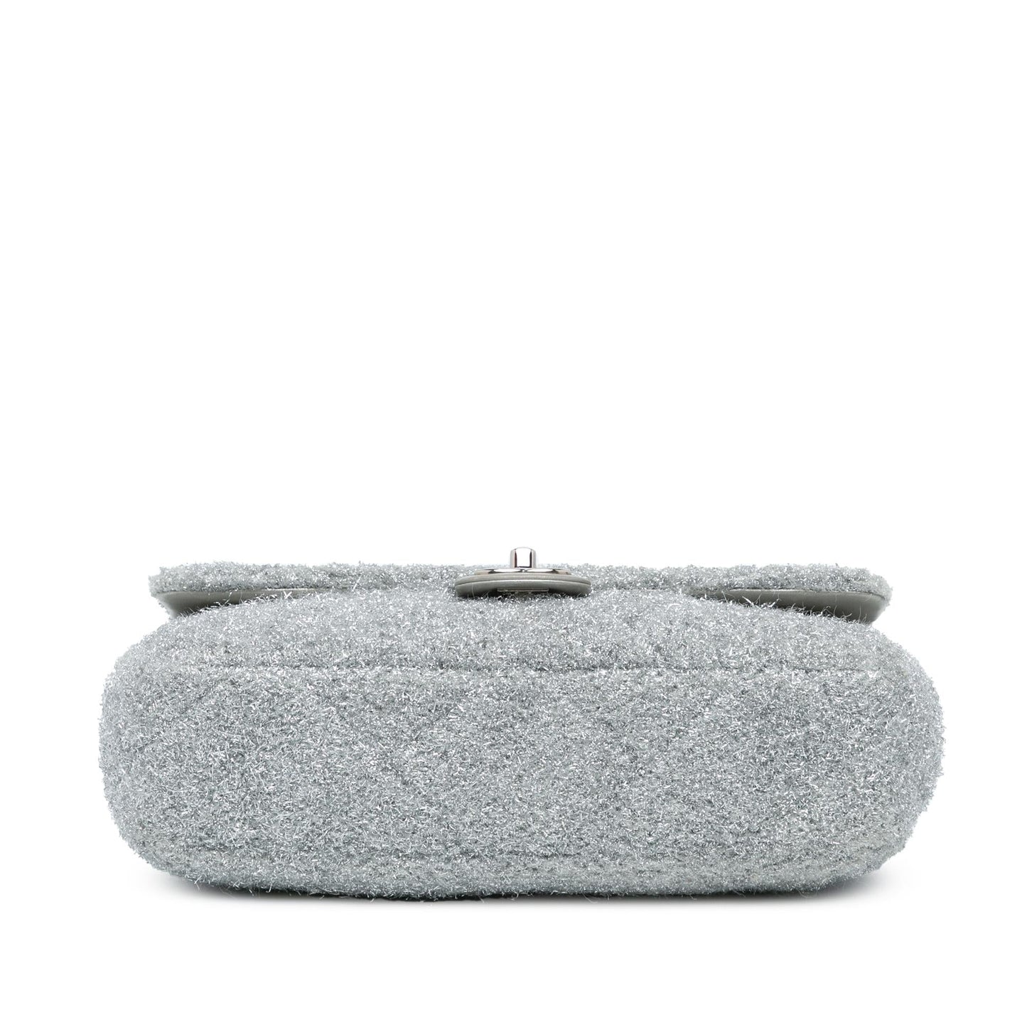 Chanel Quilted Lurex Ground Control Pluto Glitter Handbag