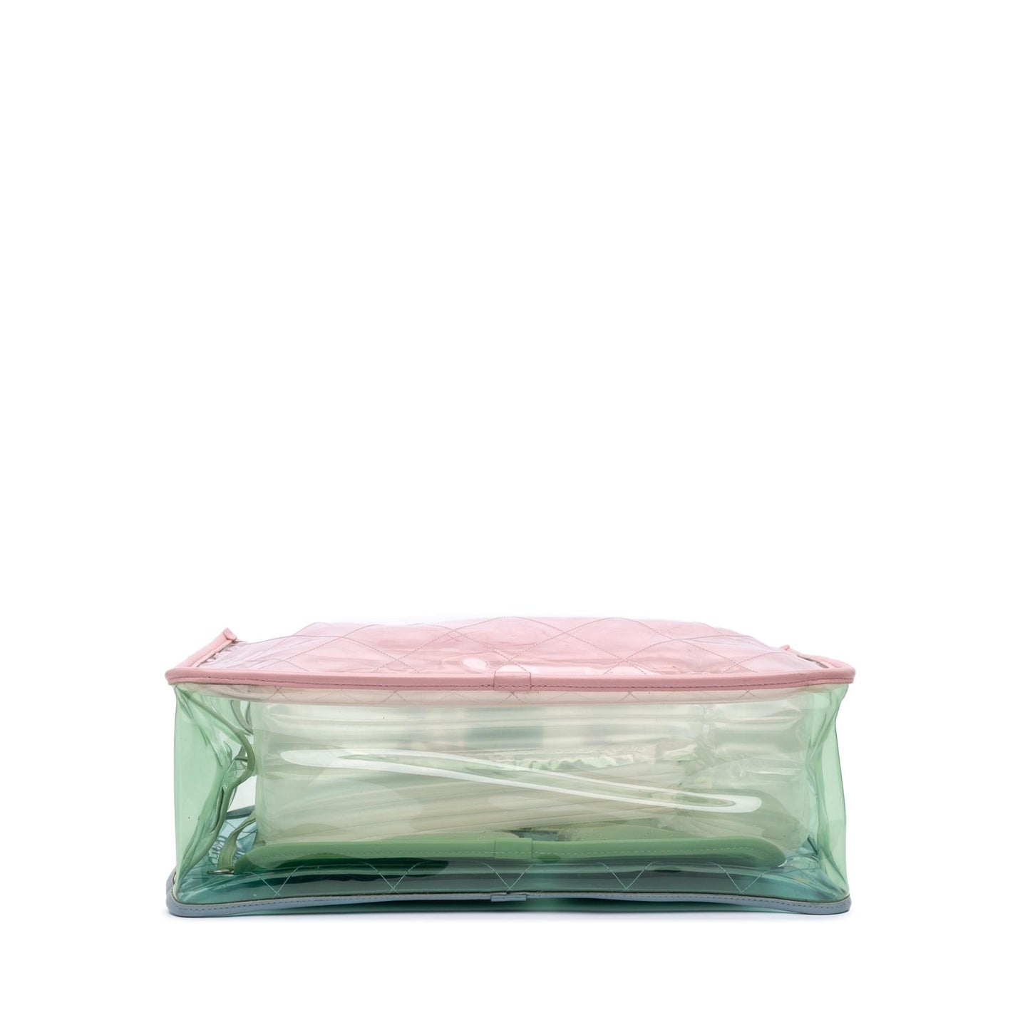 Chanel Tricolor PVC Lambskin Coco Splash Shopping Tote Bag
