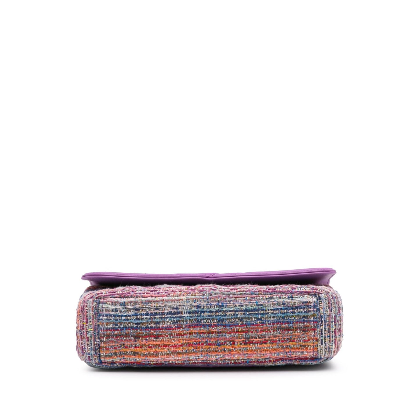 Chanel Tweed CC Filigree Flap Handbag Flap 1