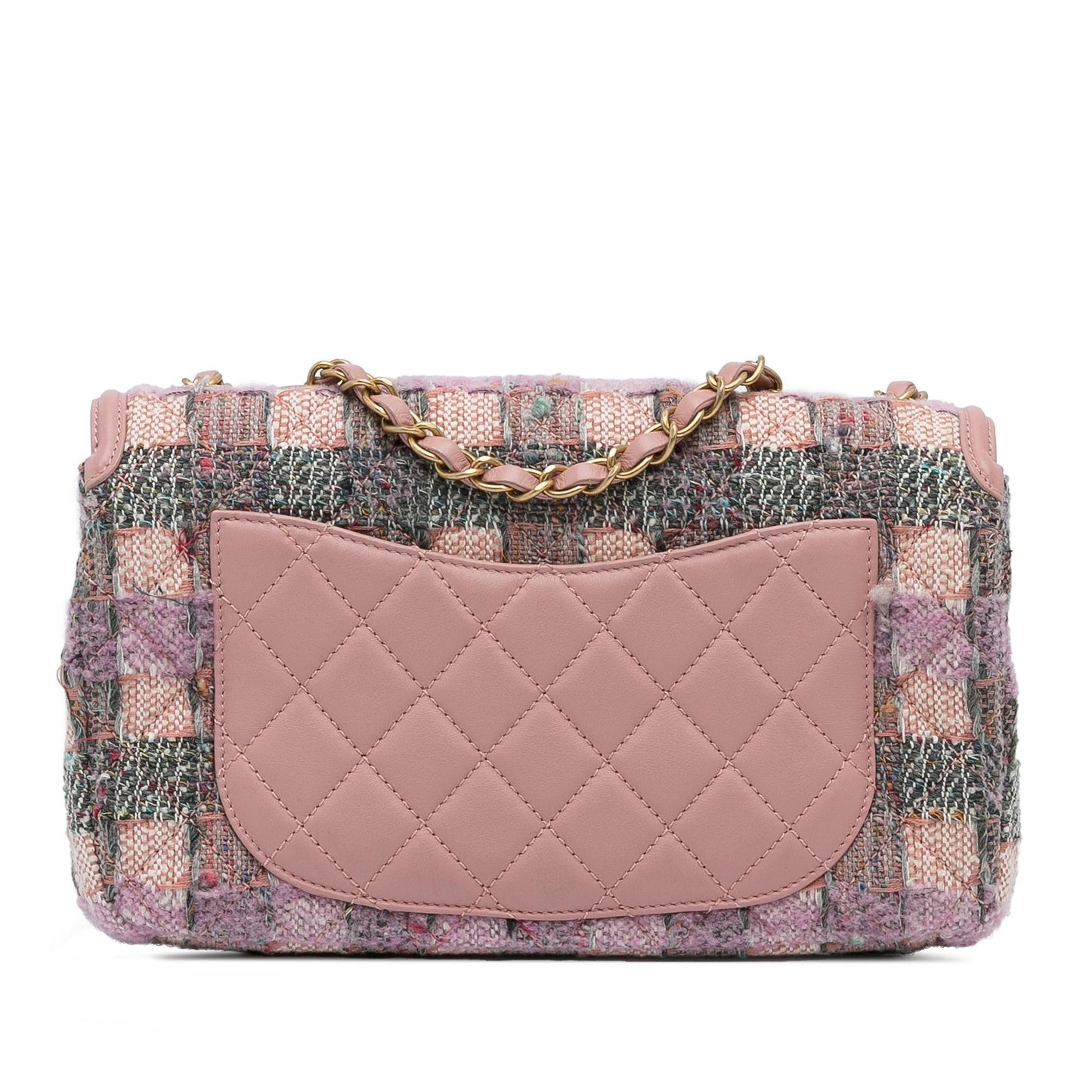 Chanel Tweed Filigree Flap SHG-AvwlCp Handbag