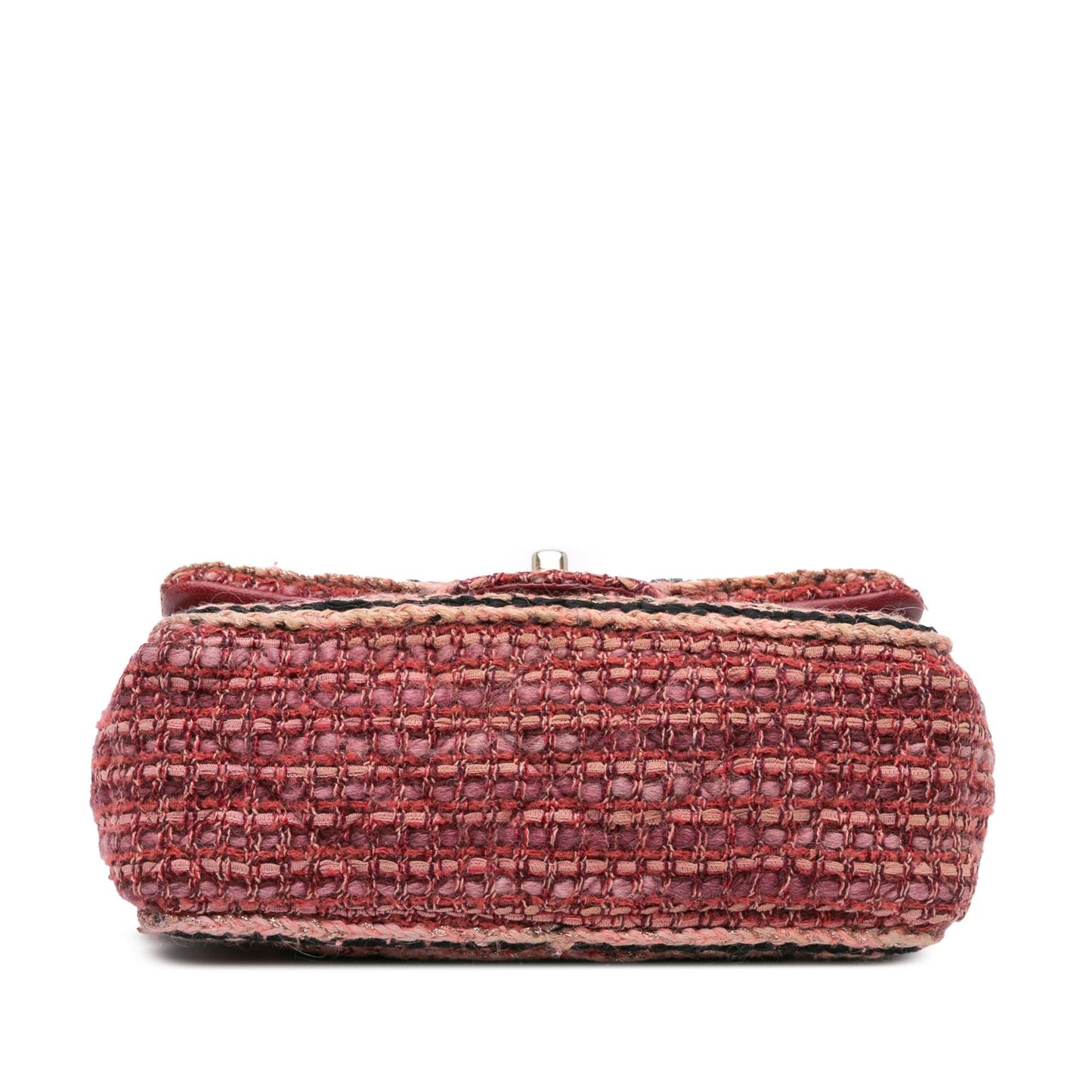 Chanel Braided Classic Tweed Single Flap Shoulder Bag