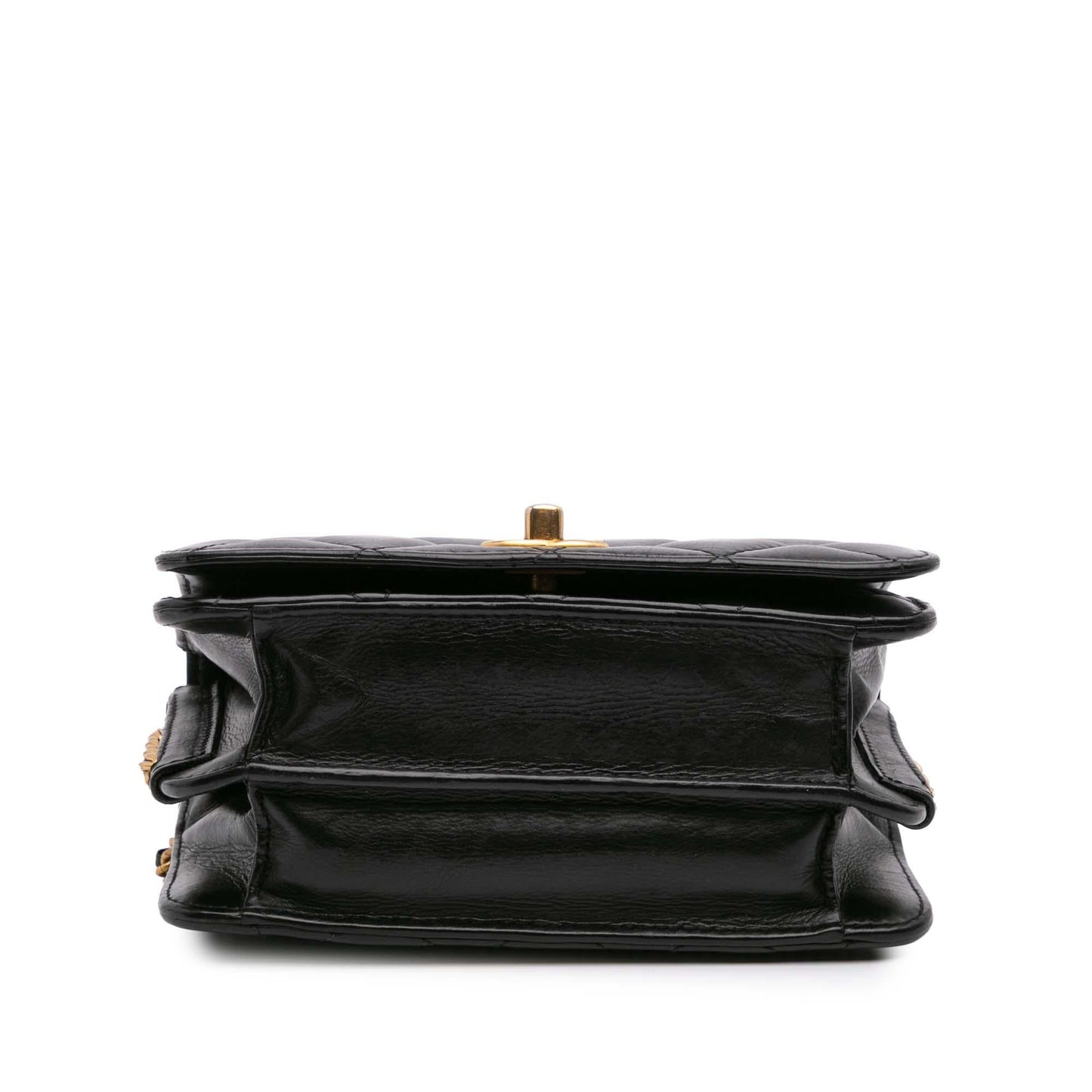 Chanel CC Quilted Lambskin Full Flap Mini Bag Flap 1