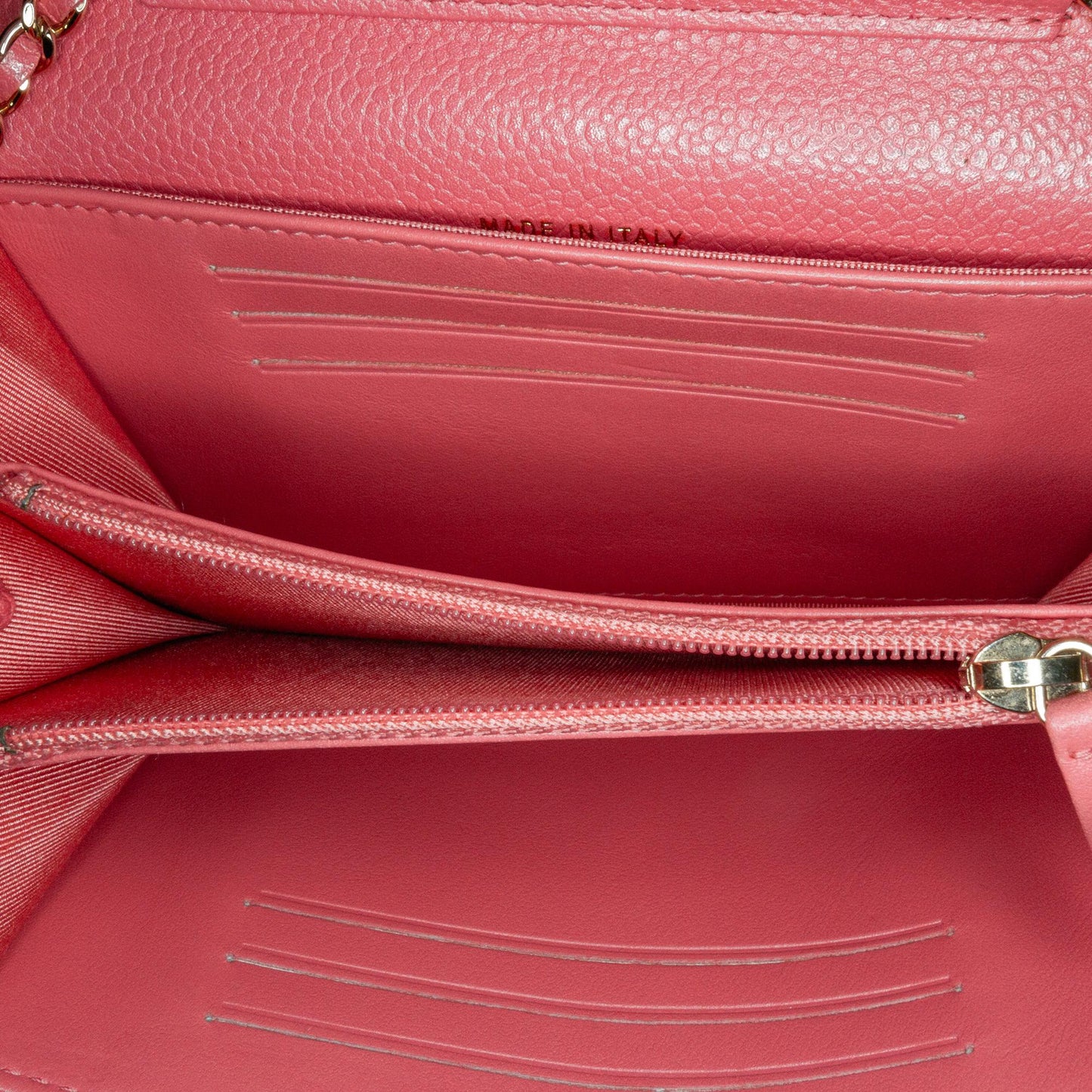 Chanel Mini Classic Caviar Flap Wallet on Chain (SHG-SQ3yjM)