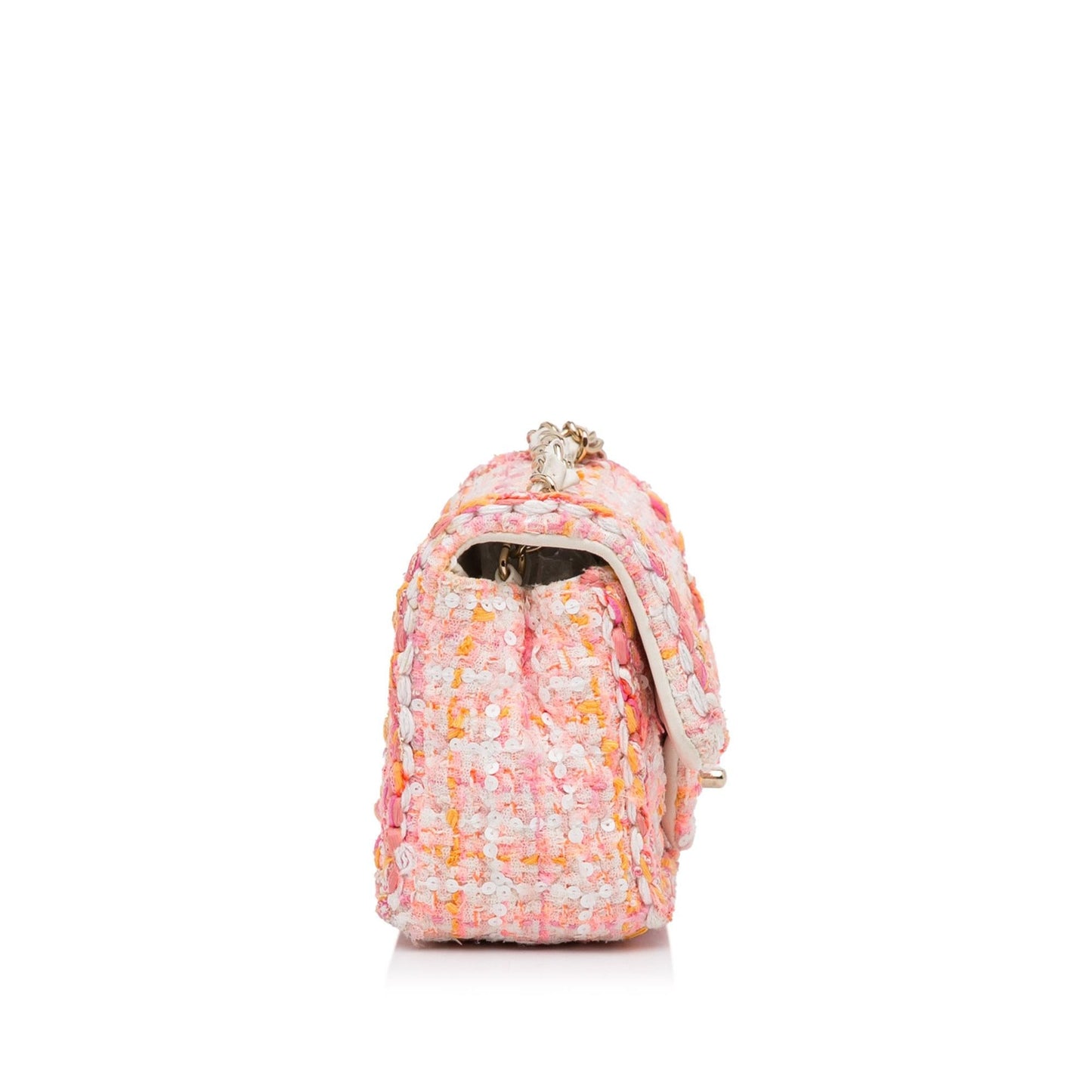 Chanel Classic Embellished Tweed Flap SHG-xnY6RF Shoulder Bag
