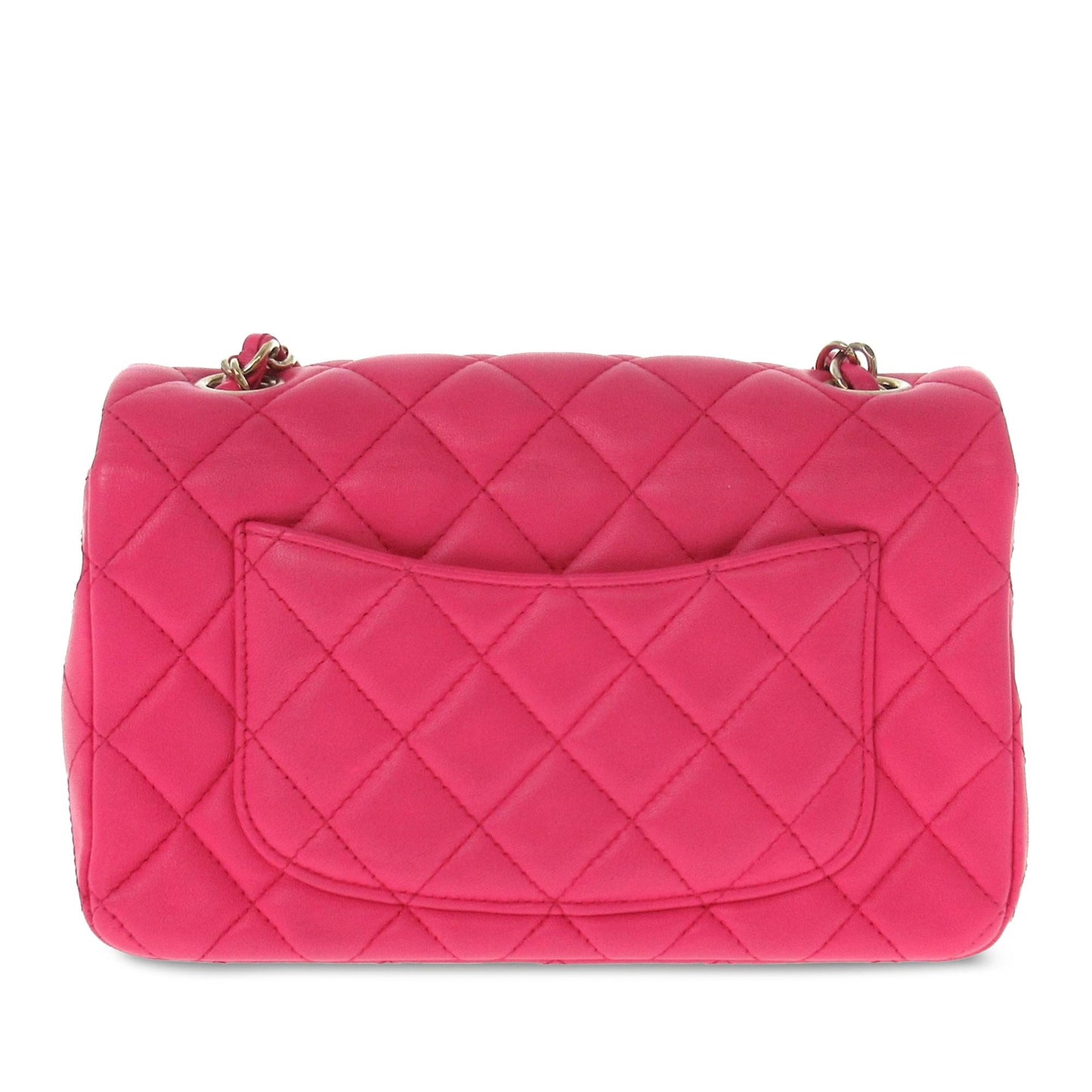 Chanel Mini Classic Lambskin Rectangular Single Flap (Shg-Xtqk8Y) Bag