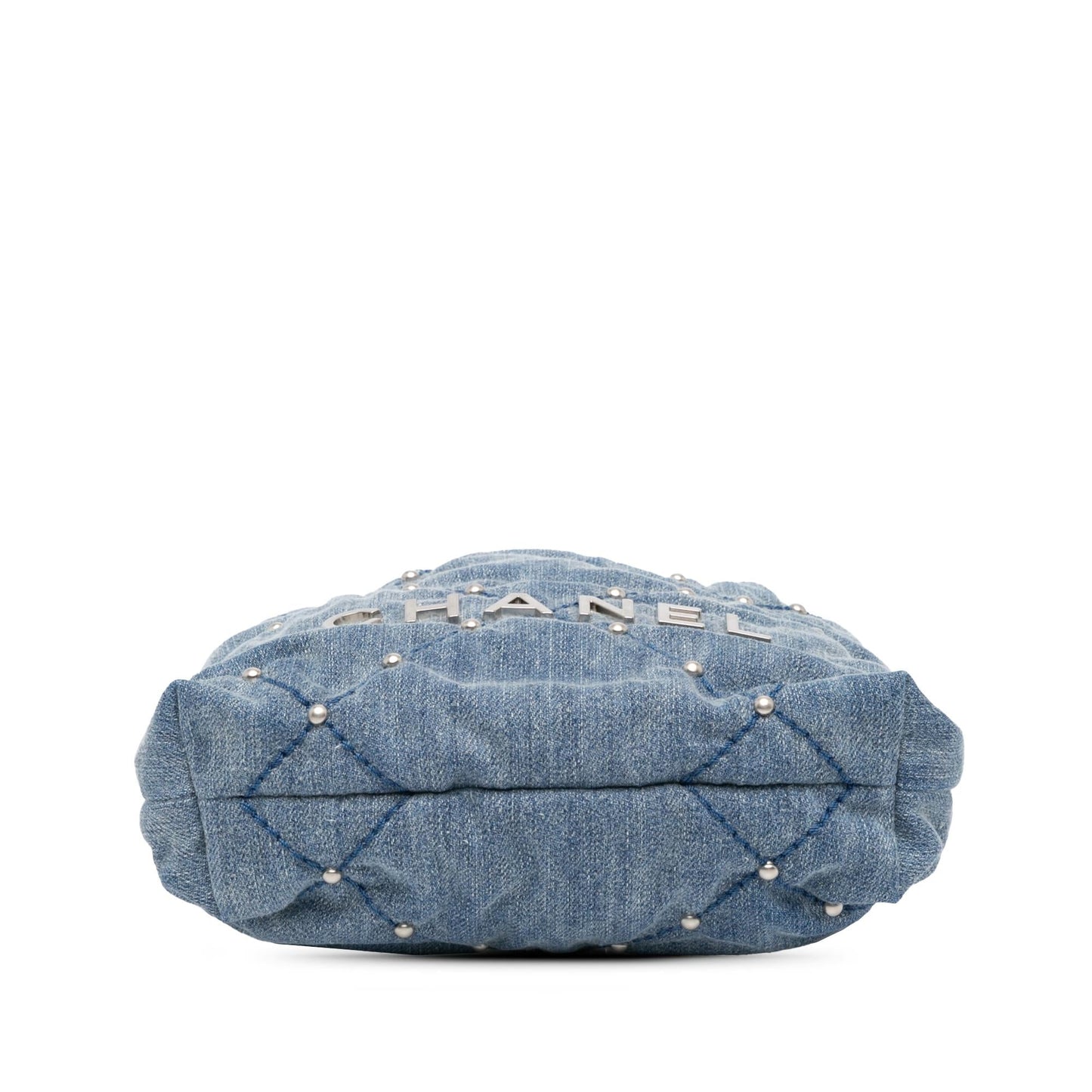 Chanel Denim Studded 22 Mini Bag
