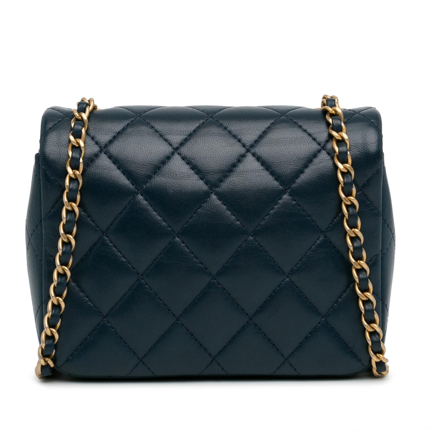 Chanel Lambskin CC Crystal Full flap SHG-ZRHzBE Mini Bag
