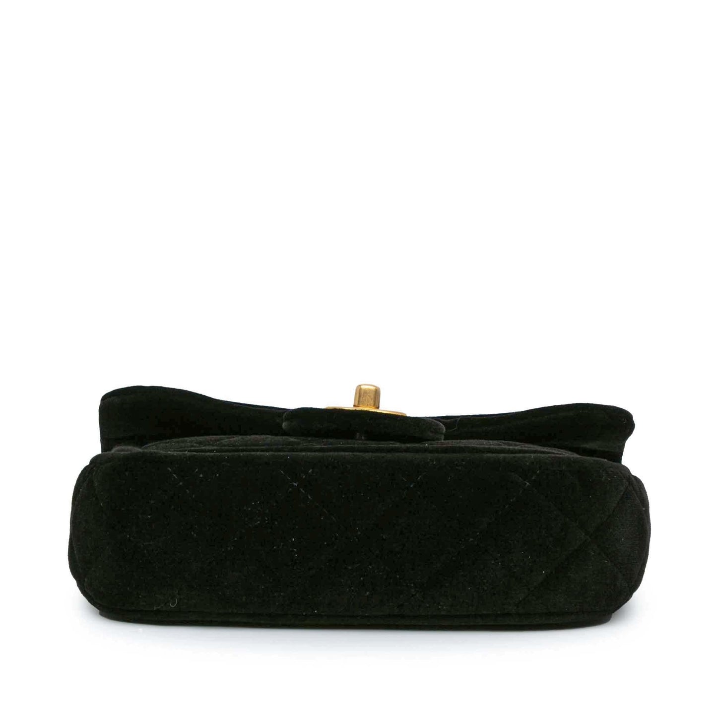 Chanel Quilted Velvet Double Frame Flap Mini Bag