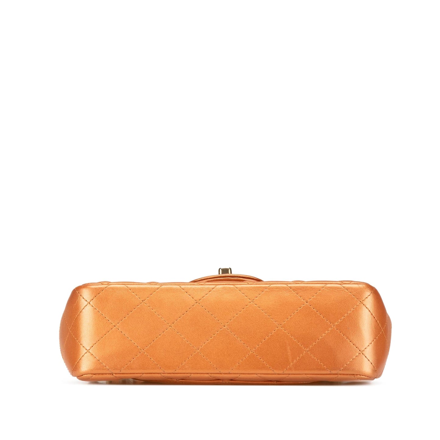 Chanel Rectangular Classic Iridescent Lambskin Single Flap Mini Bag