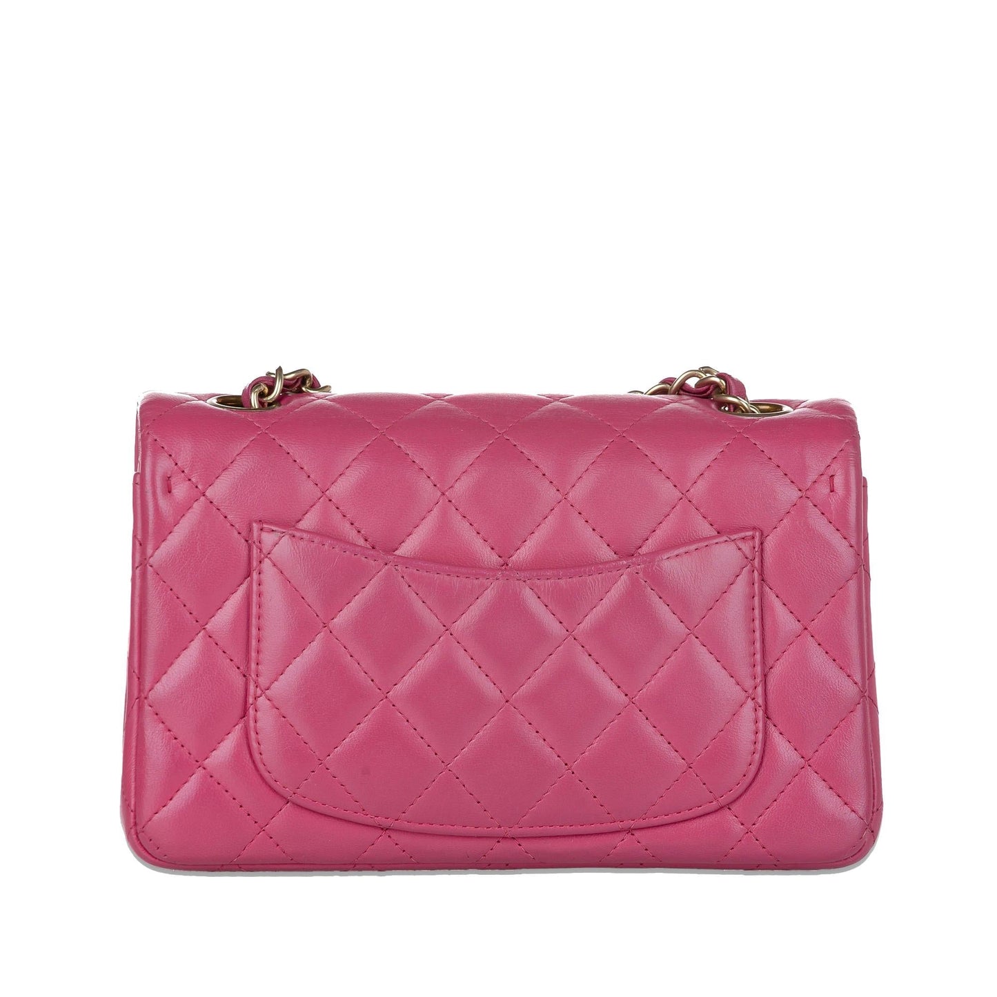 Chanel Rectangular Classic Lambskin Single Flap SHG-mr1rzU Mini Bag