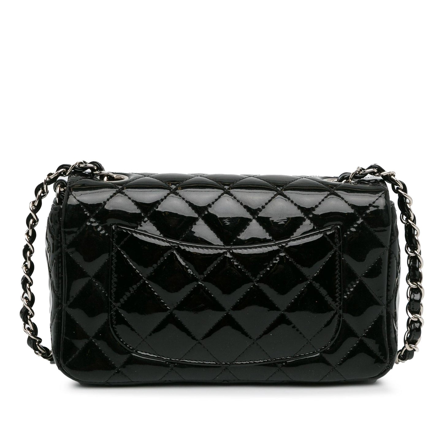Chanel Rectangular Classic Patent Single Flap SHG-foRix8 Mini Bag